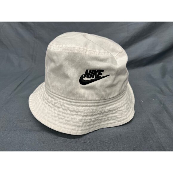 Nike Men's 100% Cotton Apex Bucket Hat White Size M NEW! - Picture 1 of 6